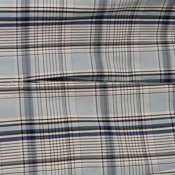 Patagonia Women's 4 Blue Plaid Button Up Shirt Roll Tab Sleeves Top - Picture 15 of 16